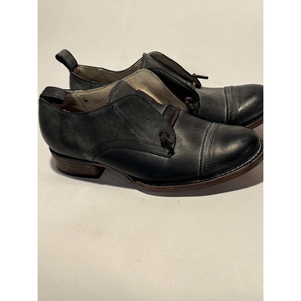 Freebird Mabel Black Leather Oxfords Womens sz 9 - Picture 5 of 9